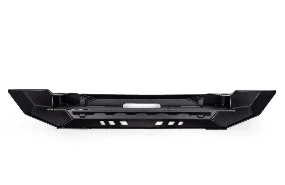 Crawltek Pyro Mid-Width Front Bumper - Black - TJ/LJ/CJ/YJ