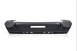 Crawltek Pyro Stubby Front Bumper - Black - TJ/LJ/YJ/CJ