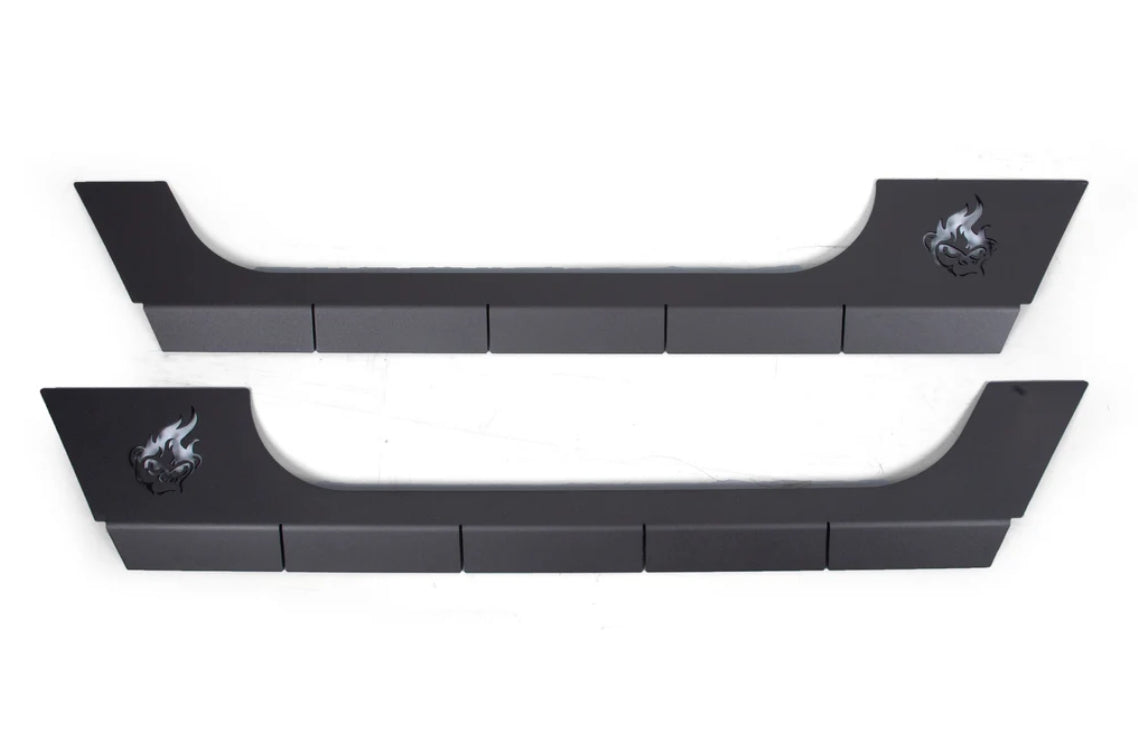 Crawltek Rocker Cladding - JK 2DR - Black