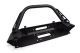 Crawltek Inferno Front Winch Bumper w/ Flat Top Stinger - Black - JK