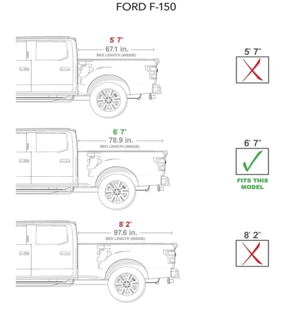 BAK BAKFlip MX4 Hard Folding Truck Bed Tonneau Cover | 448337 | Fits 2021-2024 Ford F-150 6' 7" Bed (78.9")