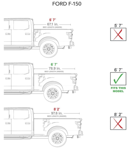 BAK Revolver X4s Hard Rolling Truck Bed Tonneau Cover | 80327 | Fits 2015-2020 Ford F-150 6' 7" Bed (78.9")