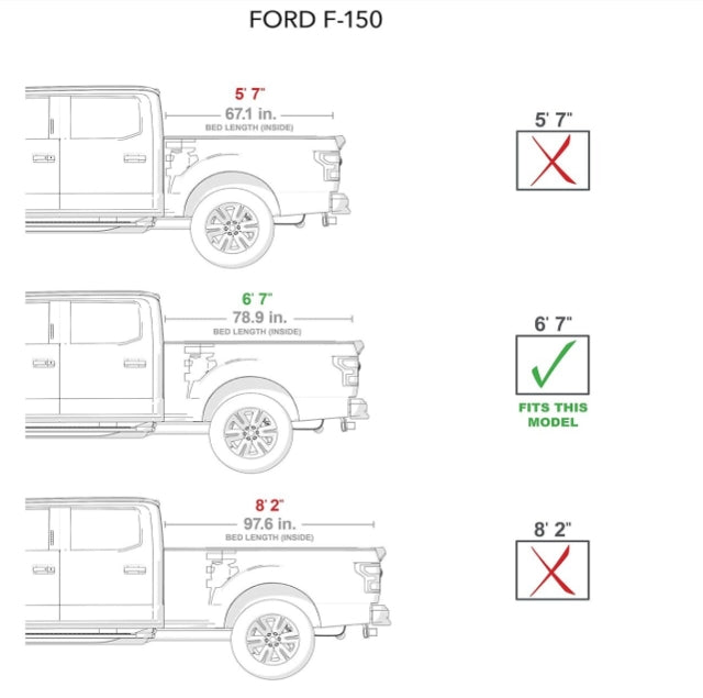 BAK BAKFlip F1 Hard Folding Truck Bed Tonneau Cover | 772337 | Fits 2021-2024 Ford F-150 6' 7" Bed (78.9")