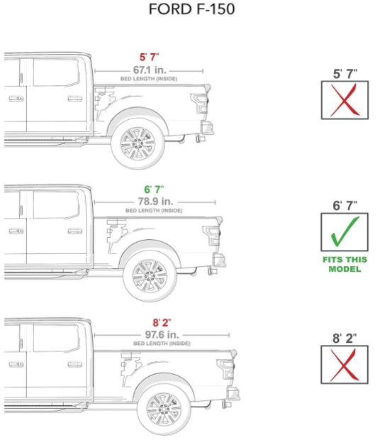 BAK BAKFlip G2 Hard Folding Truck Bed Tonneau Cover | 226327 | Fits 2015 - 2020 Ford F-150 6' 7" Bed (78.9")