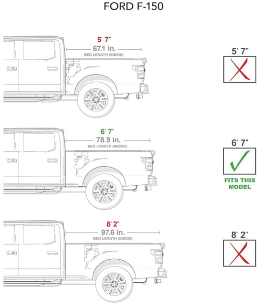 BAK BAKFlip MX4 Hard Folding Truck Bed Tonneau Cover | 448327 | Fits 2015-2020 Ford F-150 6' 7" Bed (78.9")