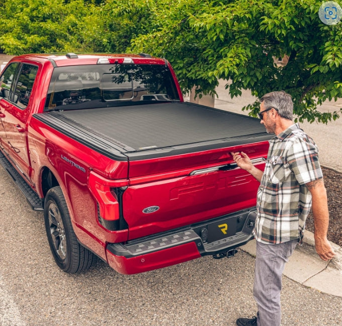 BAK Revolver X4s Hard Rolling Truck Bed Tonneau Cover | 80131 | Fits 2019-2024 Chevy/GMC Silverado/Sierra 1500, Works w/MultiPro/Flex Tailgate 6' 7" Bed (79.4")