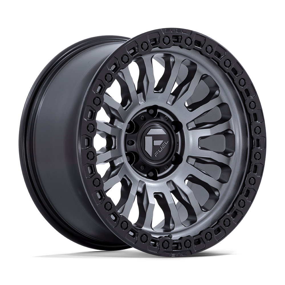 Fuel D857 17X8.5 5X5 M-GNMTL BLK -1MM JT/JL/JK