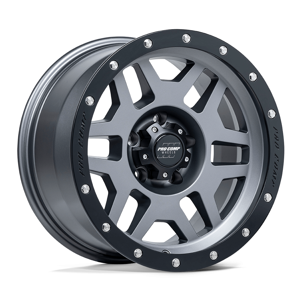 Pro Comp- PXA41 17X9 5X5.0 M-GRPHT BLK -6MM- JT/JL/JK