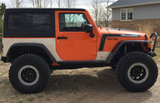 TNT Customs Jeep Wrangler JK 2-Door Guardian Rock Sliders (Non- Stretch)