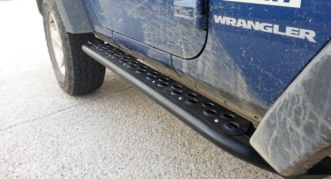 TNT Customs Jeep Wrangler JK 2-Door Adventure Series Rock Sliders (Non-Stretch)