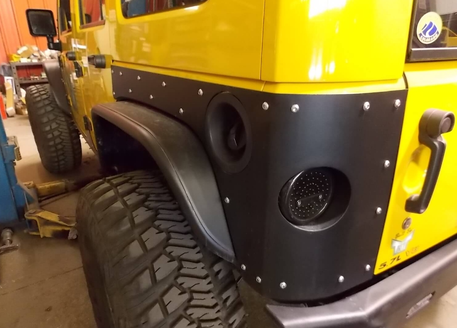 TNT Customs Corner Armor for Jeep Wrangler JKU 4-Door