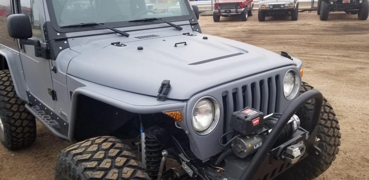 TNT Customs Jeep Wrangler TJ Hyline Tube Fenders With 3 inch Flare